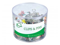 筒装彩色弹簧夹型号：F1011