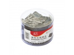 筒装黑色长尾票夹 型号：1012