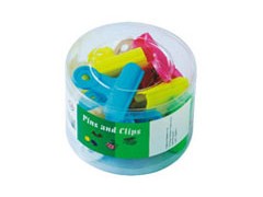 实色塑料夹 型号：6114