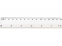 透明塑料尺 型号：RG-B100