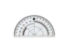 透明塑料量角器 型号：RG-B107