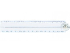 透明塑料尺 型号：S202