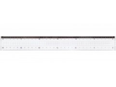 透明塑料尺 型号：S210