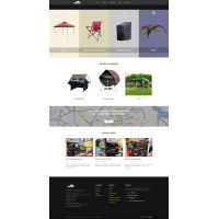 休闲用品网站设计案例