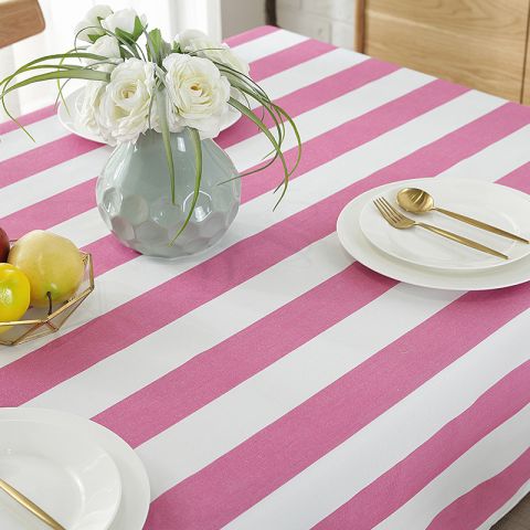 定制小清新布艺棉麻桌布客厅家用茶几盖布长方形桌布台布一件代发