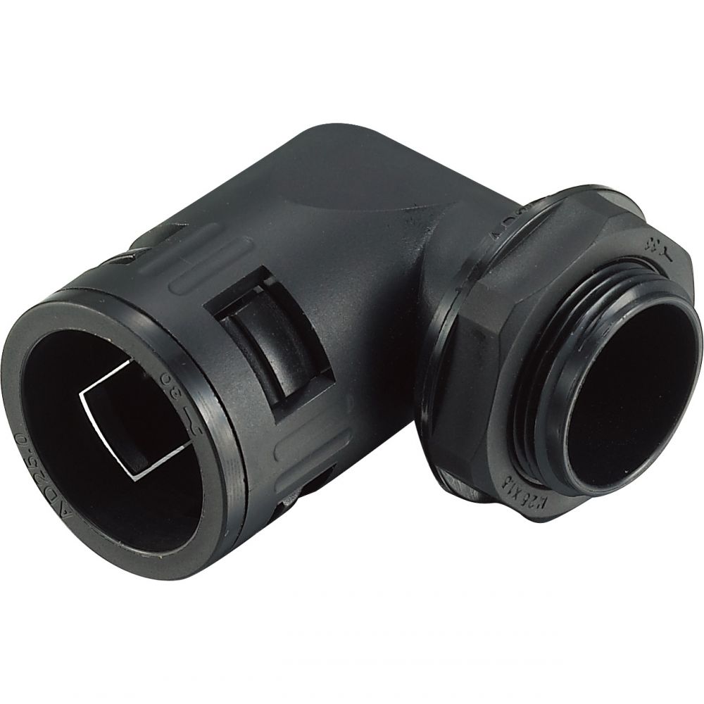 90度弯角波纹管快插式接头