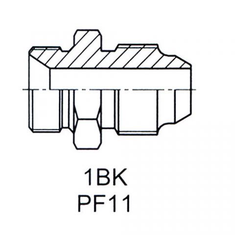 英管螺纹 60°锥面密封接头