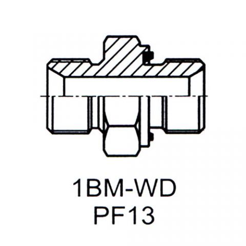 英管螺纹 60°锥面密封接头