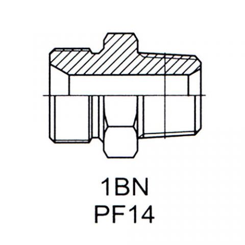 英管螺纹 60°锥面密封接头
