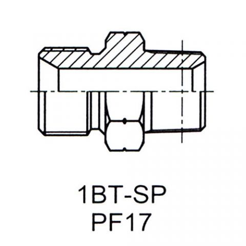 英管螺纹 60°锥面密封接头
