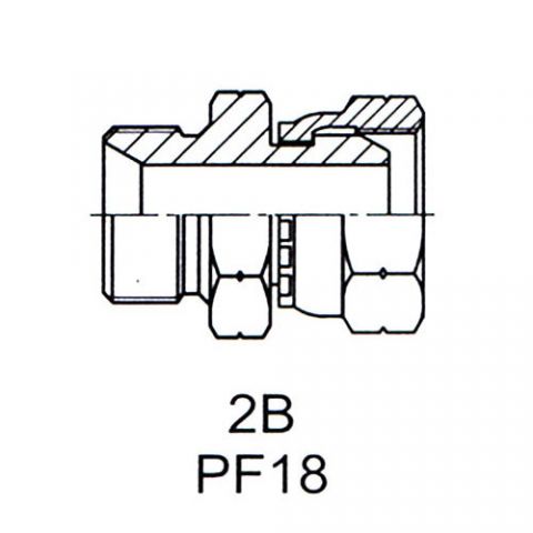 英管螺纹 60°锥面密封接头