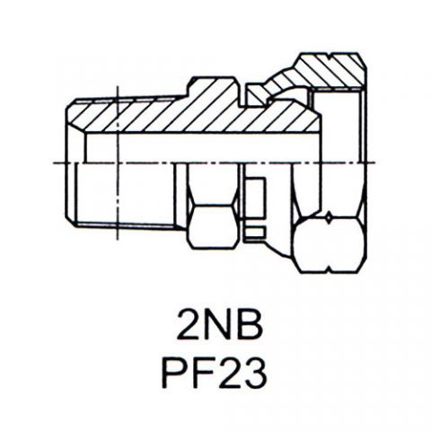 英管螺纹 60°锥面密封接头