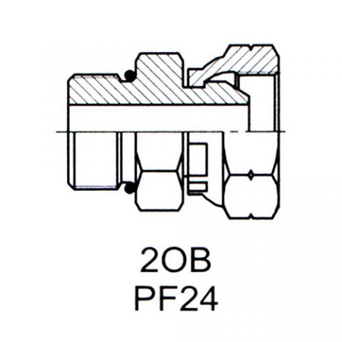 英管螺纹 60°锥面密封接头