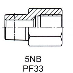 英管螺纹 60°锥面密封接头