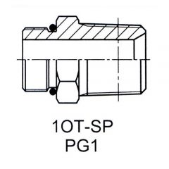 英锥管螺纹 BSPT 接头