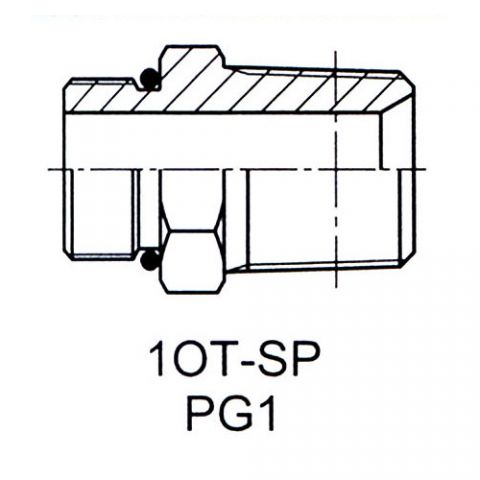 英锥管螺纹 BSPT 接头