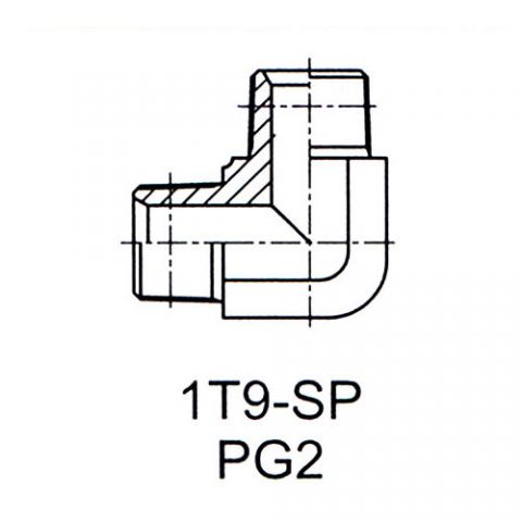 英锥管螺纹 BSPT 接头