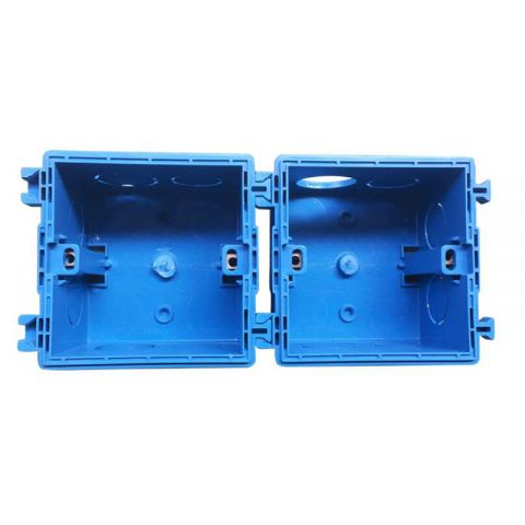 龙士达 单位塑胶暗盒 蓝色