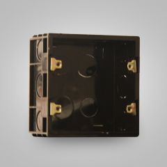 龙士达 单位塑胶暗盒 黑色