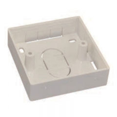 龙士达 明装底盒  86x86x21 白色