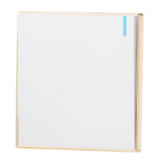 86型一开多控插座 大板金边雅白/雅