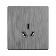 86型三孔16A空调插座家装PC阻燃料 