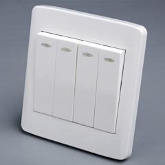 86型四开单控 玉兰白系列