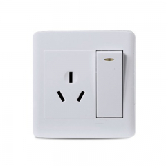 86型一开16A单控 玉兰白系列