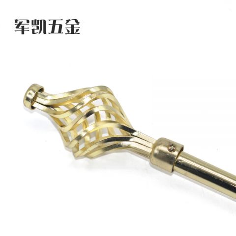 罗马杆窗帘轨道单杆静音窗帘支架配件定制