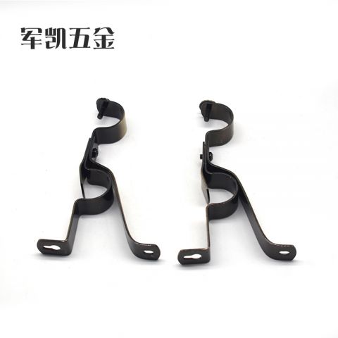 单帘杆托架 窗帘杆支架 帷幔挂钩 罗马杆 窗帘杆支架