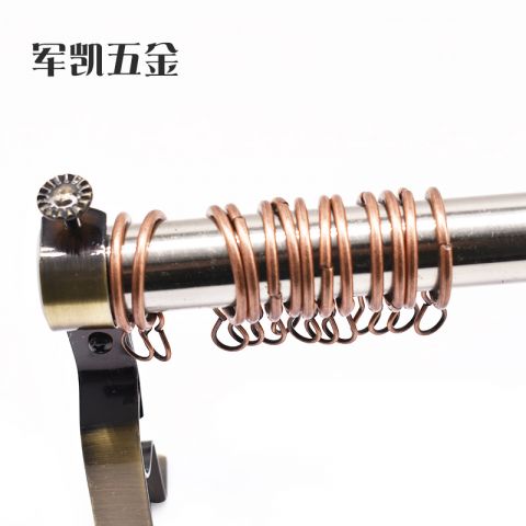 宁波现货供应 窗帘配件 窗帘钩 窗帘夹 罗马环 金属窗帘环