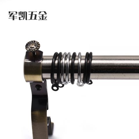 窗帘配件 窗帘钩 窗帘夹 罗马环 30mm银色金属窗帘环