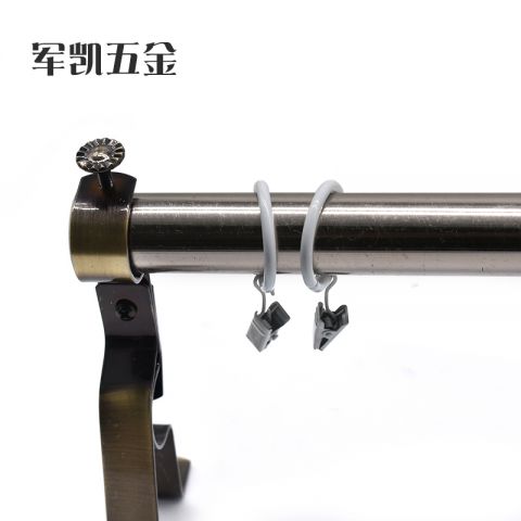 金属罗马圈窗帘夹子挂钩挂环 罗马环窗帘配件批发
