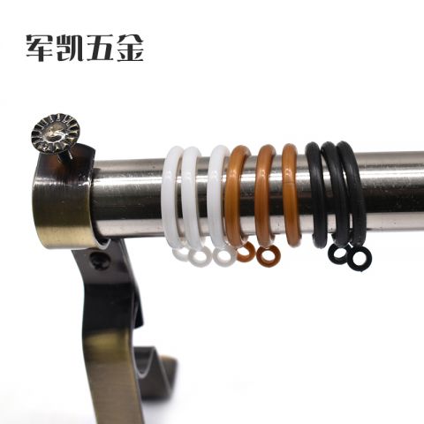 厂家直销 窗帘罗马杆挂钩配件 塑料罗马圈