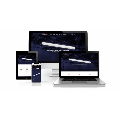 灯具行业H5响应式网站设计案例