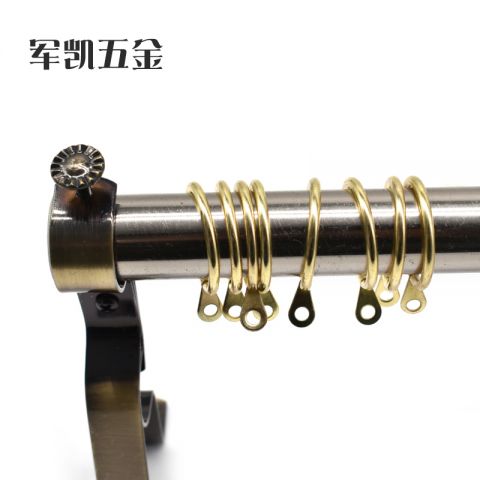 宁波厂家供应 金属罗马圈 窗帘圈 窗帘环扣铁片 窗帘五金配件