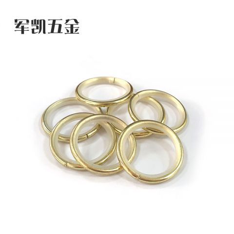 金属款罗马圈 罗马金属挂钩窗帘配件辅料 圆环不锈钢罗马杆铁环