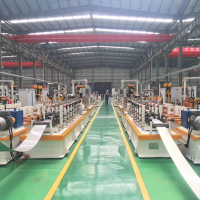 不锈钢管材管件生产车间