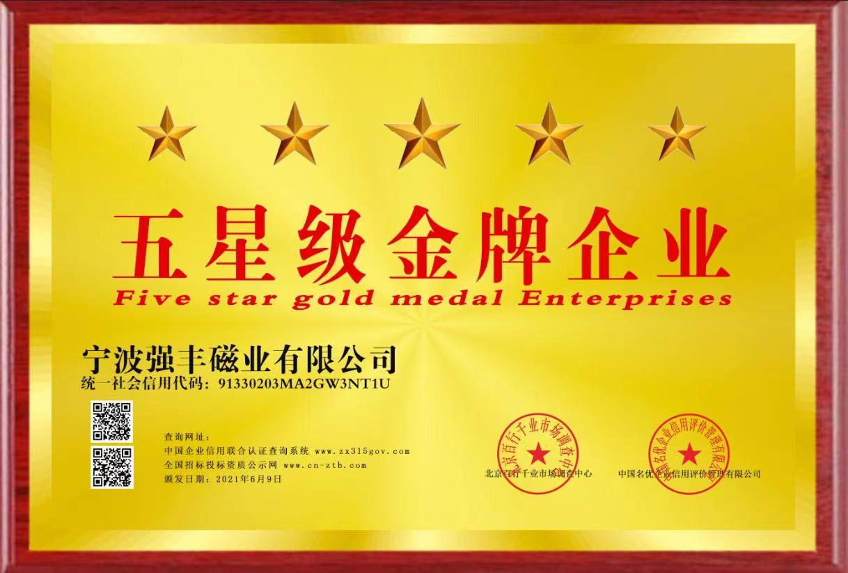 五星级金牌企业