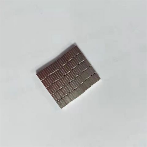 宁波磁铁厂家提供光学摄像头用磁铁N38M 镀镍 F3.13X1.09X4.64mm