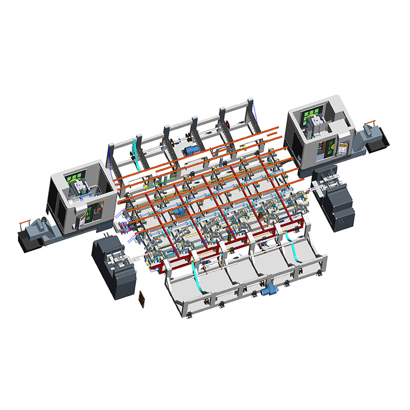 长料棒加工组合机床