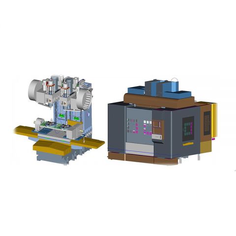 双主轴立式加工中心