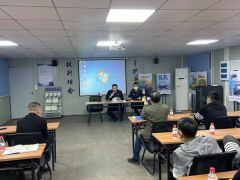 豪城码头召开“渣土码头安全管理座谈会”