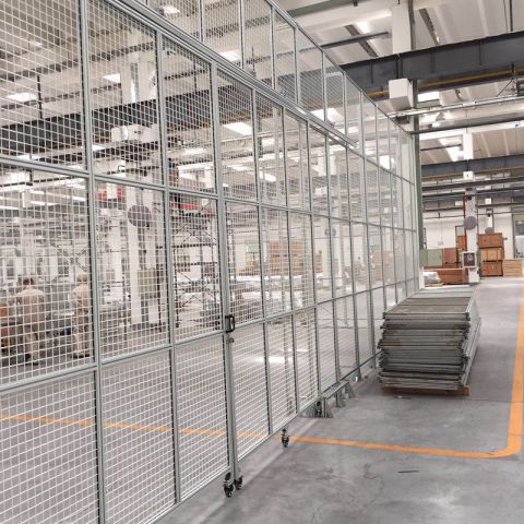 车间设备防护栏