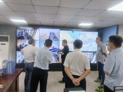 朱永斌赴豪城码头调研建筑垃圾全过程监管