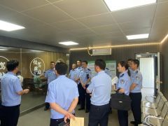 象山交警大队来码头参观调研