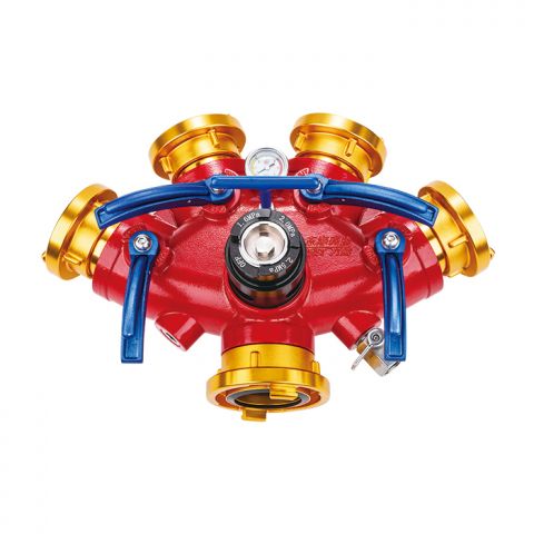 内扣式可调节泄压四分水