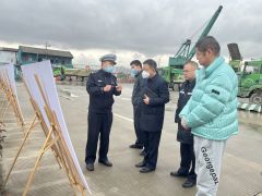 河北交警交流团到豪城码头交流学习