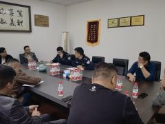 江北交警五一节前安全宣导会议