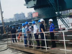 苏州市交通运输管理部门赴豪城码头交流学习渣土处置工作经验